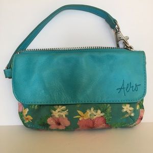 Aeropostale small floral clutch wallet